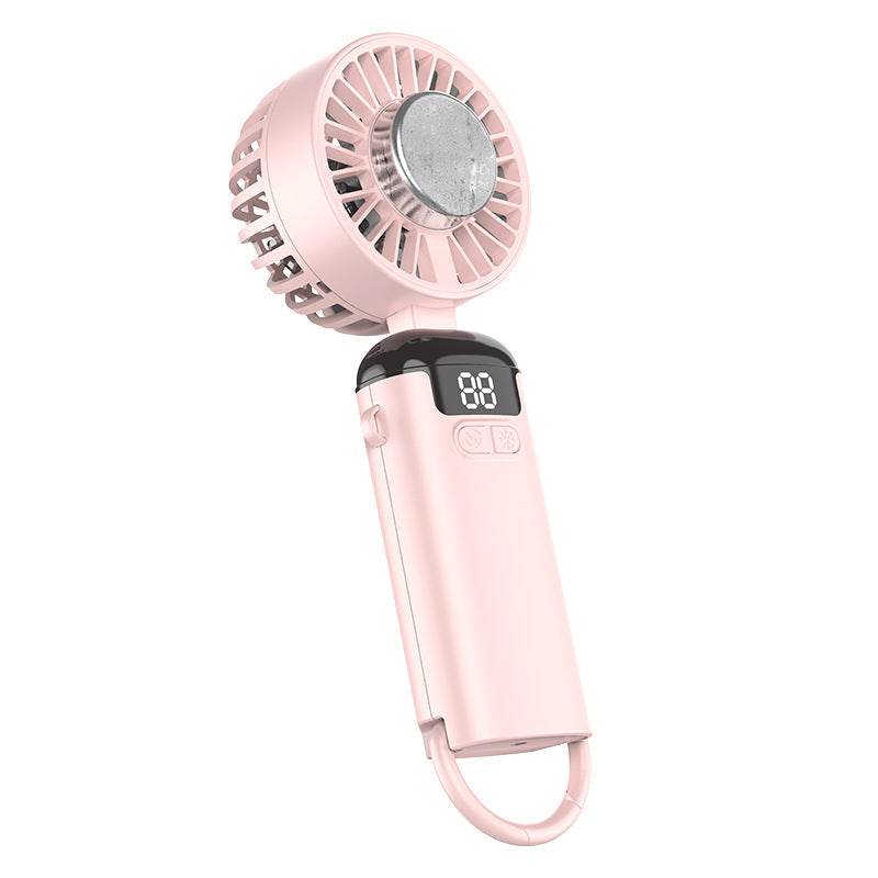 Digital Display Ice Compress Refrigeration Cross-border Semiconductor Mini Desktop Fan Portable - Kimora