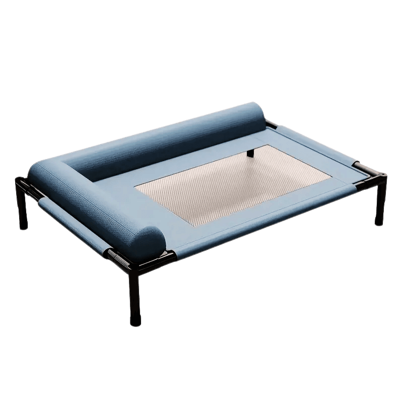 Cooling Raised Dog Bed with Pillow Support - Kimora